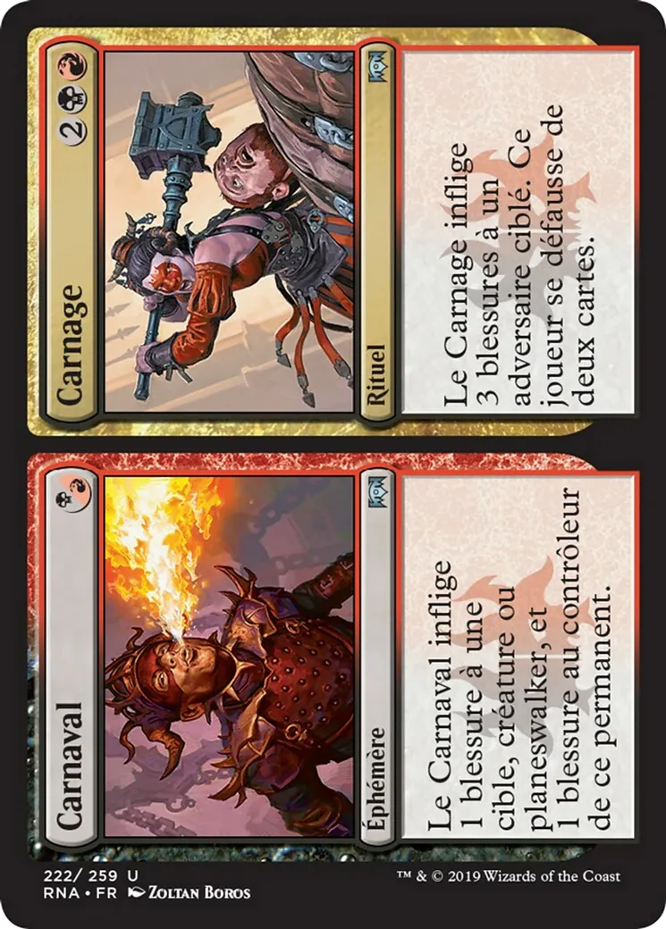 Carnaval // Carnage — Ravnica Allegiance — Magic: The Gathering