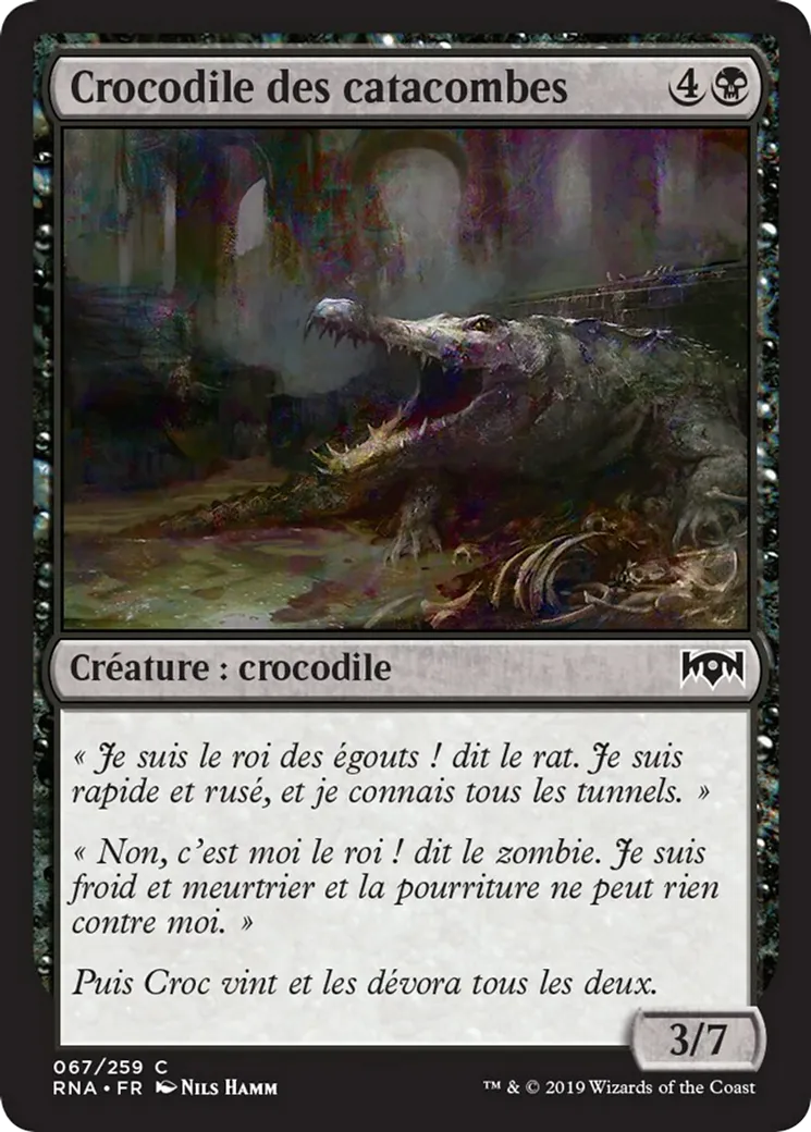 Crocodile des catacombes — Ravnica Allegiance — Magic: The Gathering