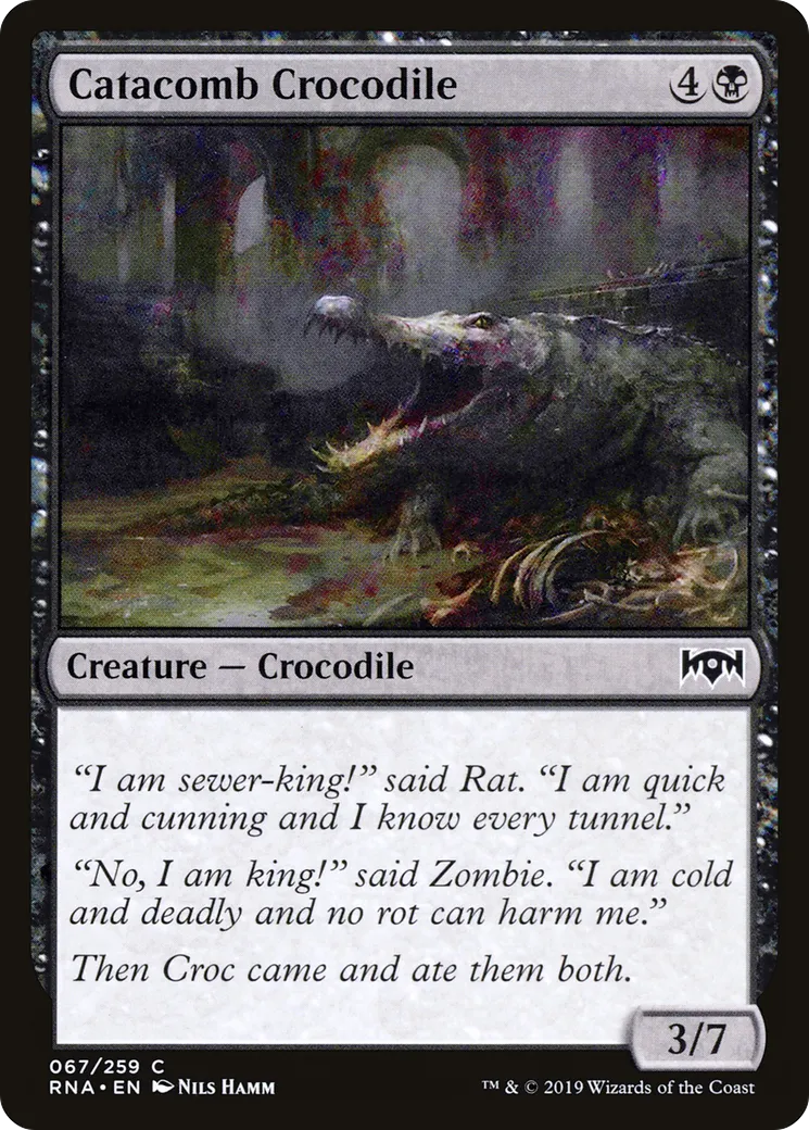 Crocodile des catacombes — Ravnica Allegiance — Magic: The Gathering