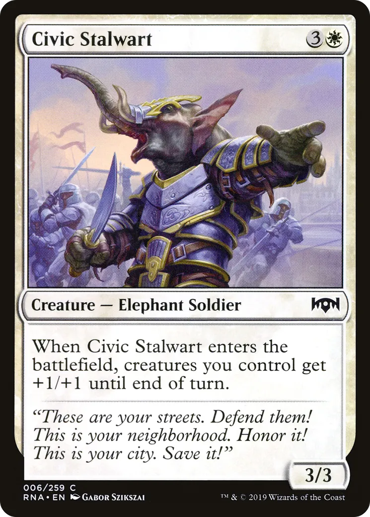 Vaillant municipal — Ravnica Allegiance — Magic: The Gathering