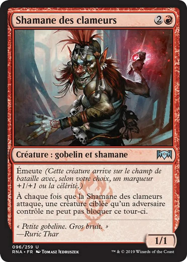 Shamane des clameurs — Ravnica Allegiance — Magic: The Gathering