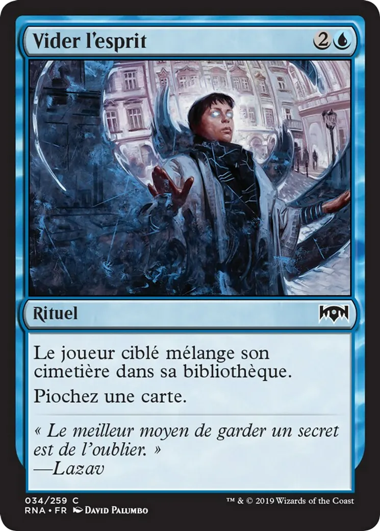 Vider l'esprit — Ravnica Allegiance — Magic: The Gathering