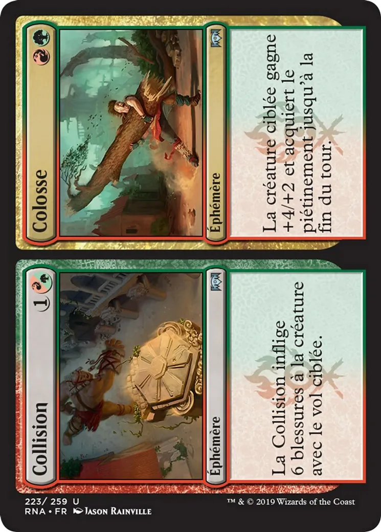 Collision // Colosse — Ravnica Allegiance — Magic: The Gathering