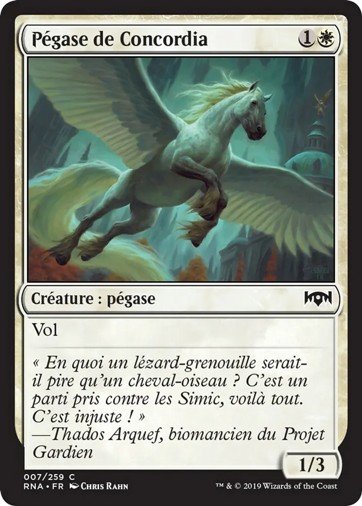 Pégase de Concordia — Ravnica Allegiance — Magic: The Gathering