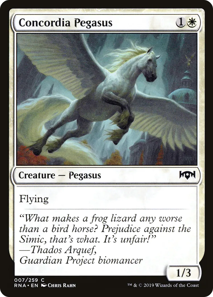Concordia Pegasus — Ravnica Allegiance — Magic: The Gathering