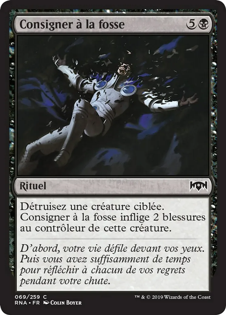 Consigner à la fosse — Ravnica Allegiance — Magic: The Gathering