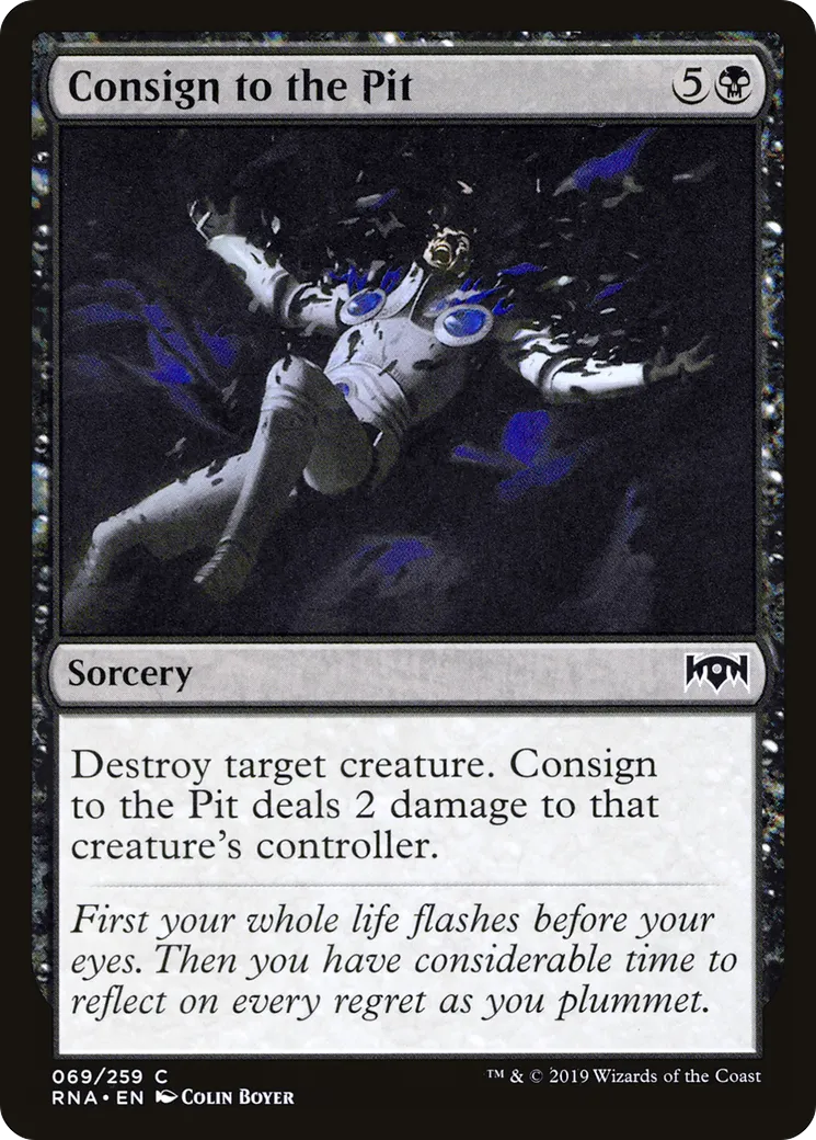 Consigner à la fosse — Ravnica Allegiance — Magic: The Gathering