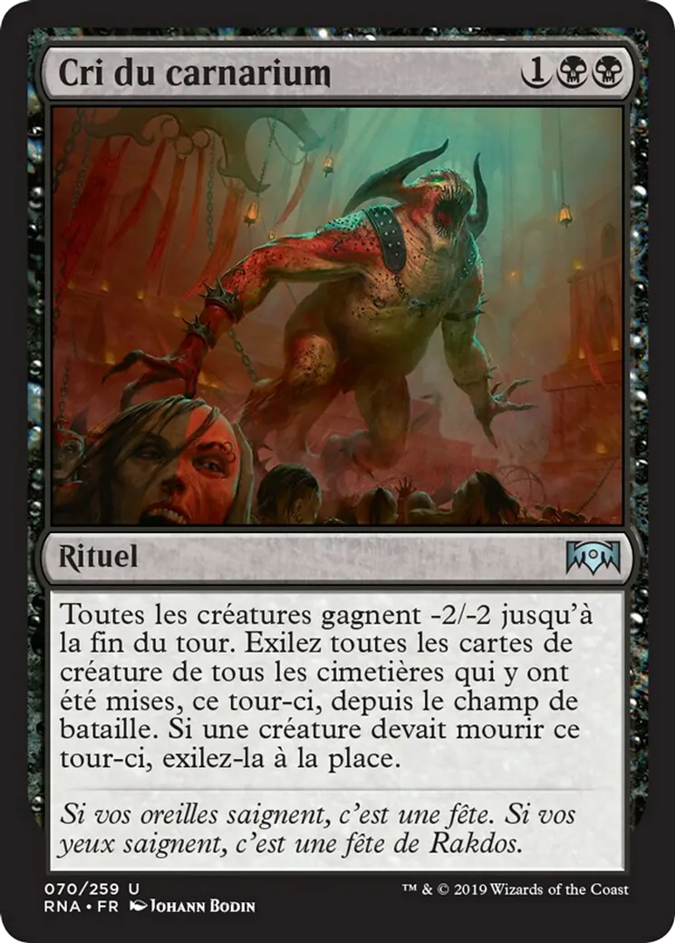Cri du carnarium — Ravnica Allegiance — Magic: The Gathering