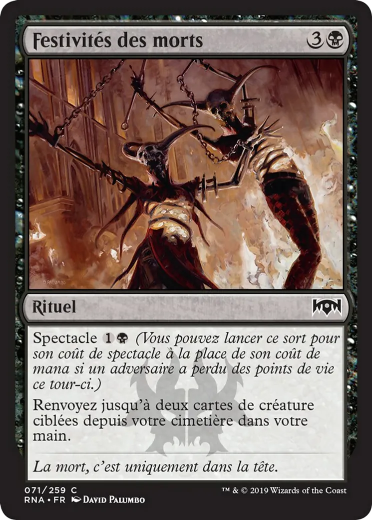 Festivités des morts — Ravnica Allegiance — Magic: The Gathering