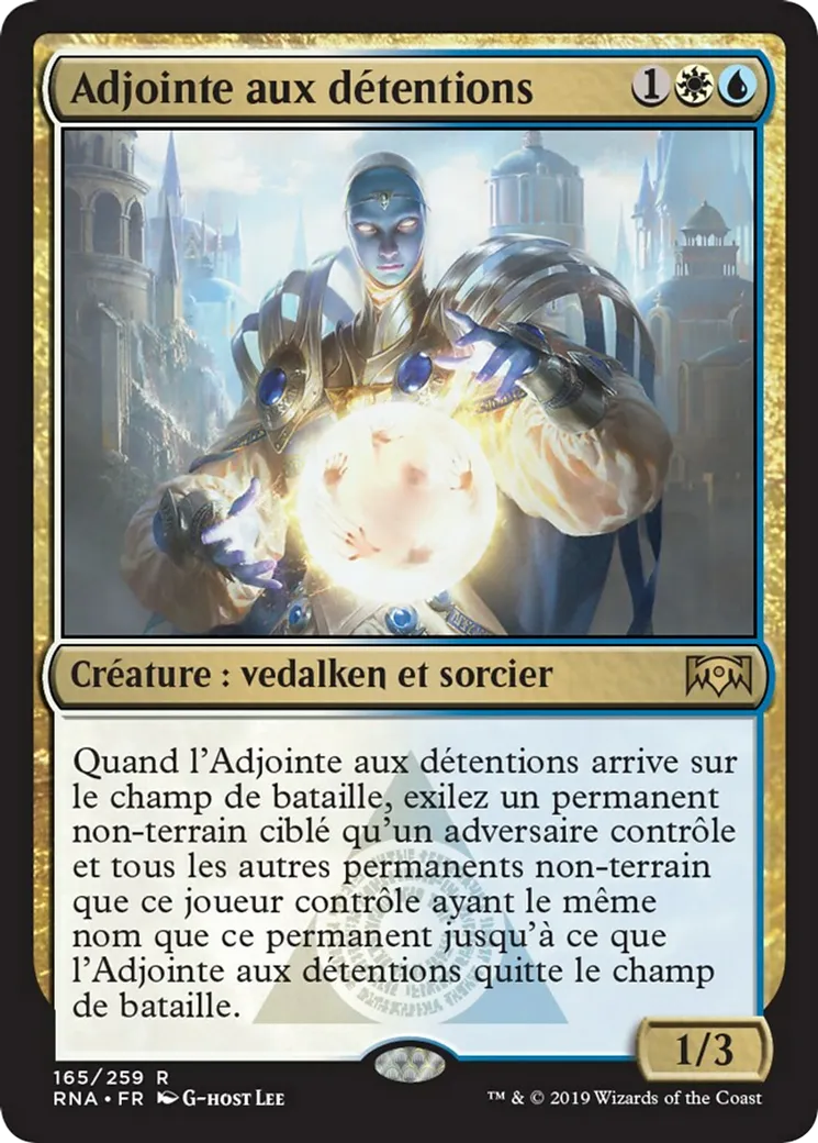 Adjointe aux détentions — Ravnica Allegiance — Magic: The Gathering