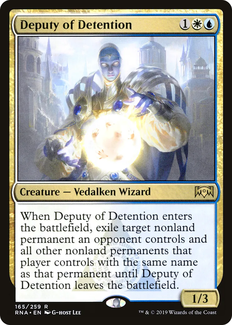 Deputy of Detention — Ravnica Allegiance — Magic: The Gathering