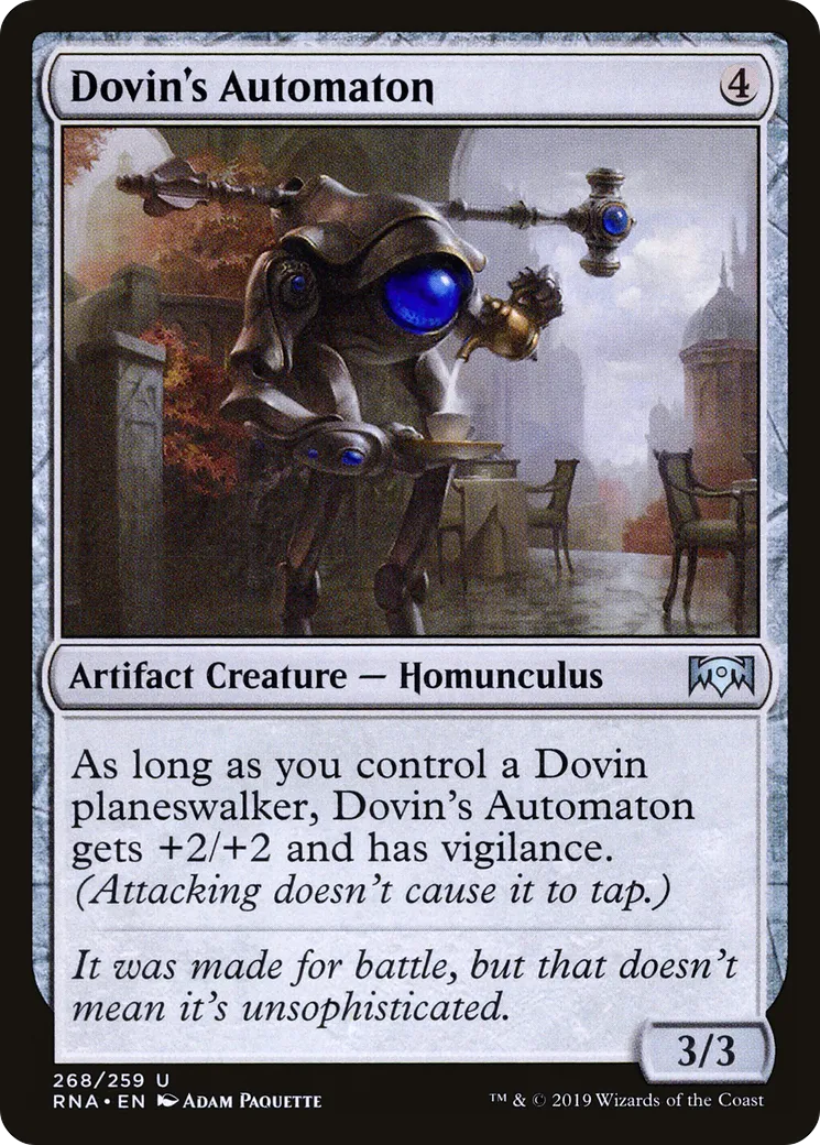 Dovin's Automaton — Ravnica Allegiance — Magic: The Gathering