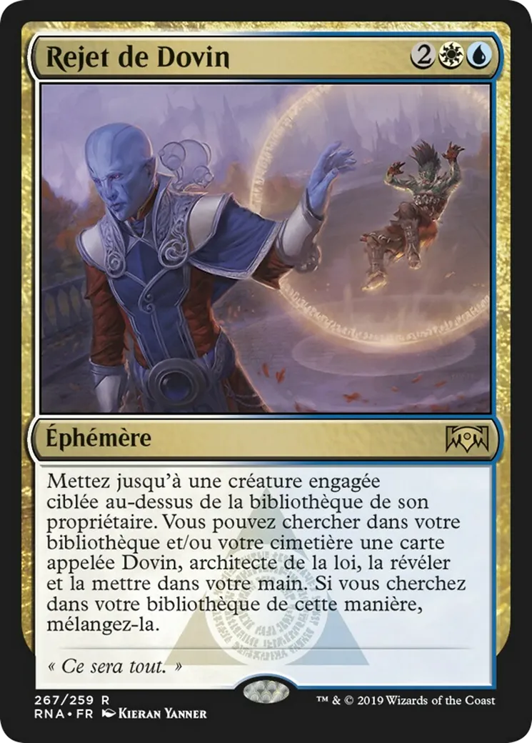 Rejet de Dovin — Ravnica Allegiance — Magic: The Gathering