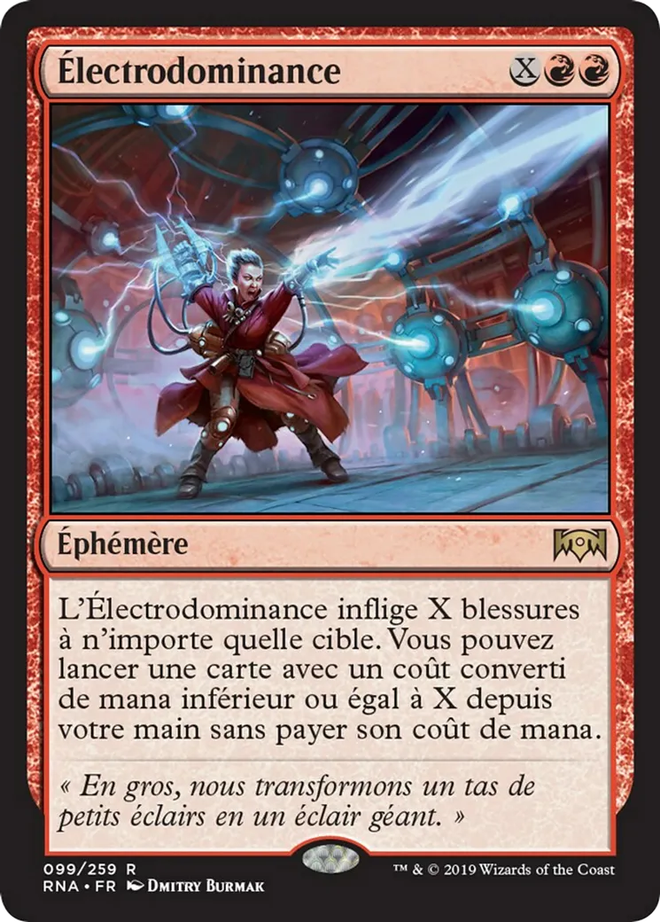 Électrodominance — Ravnica Allegiance — Magic: The Gathering