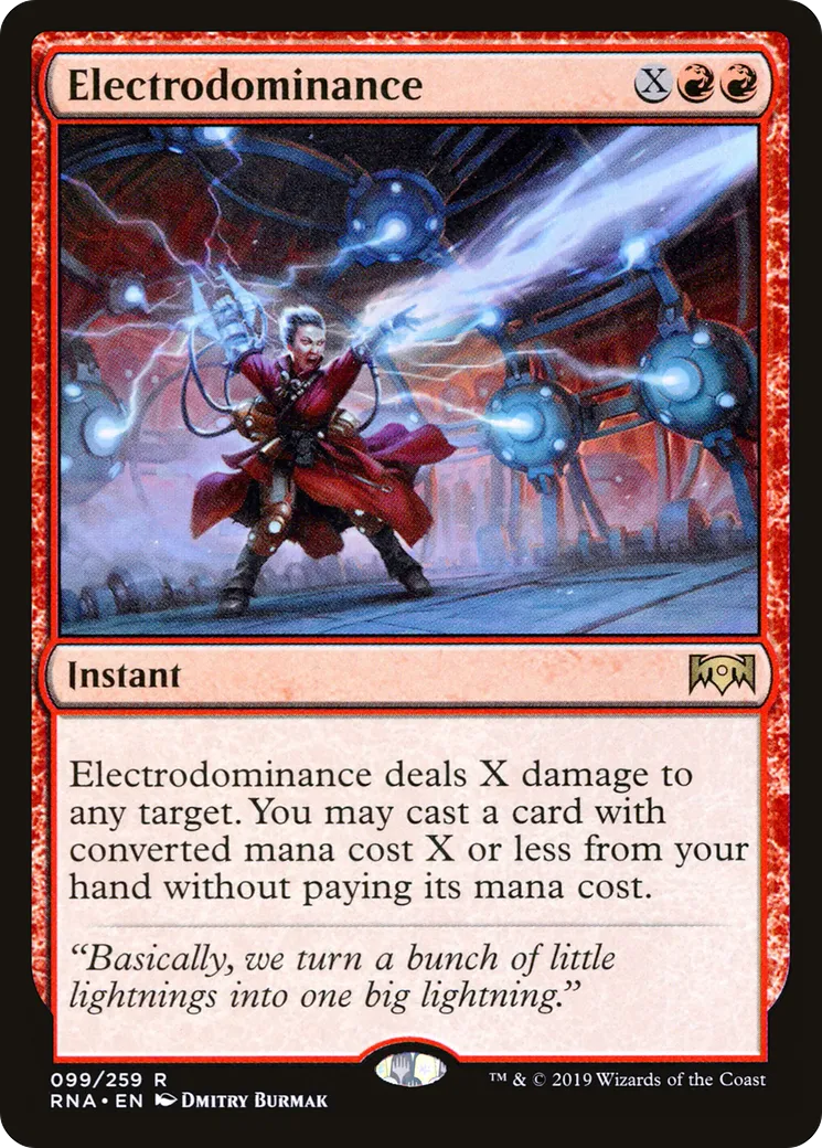 Electrodominance — Ravnica Allegiance — Magic: The Gathering