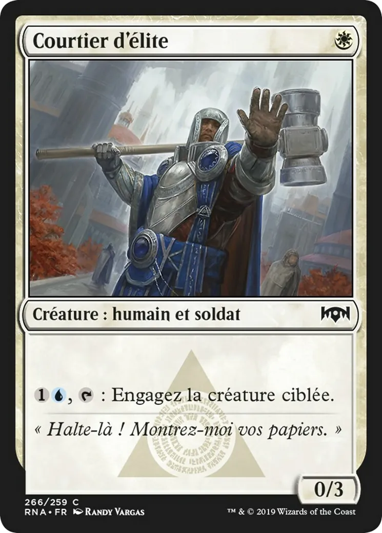Courtier d'élite — Ravnica Allegiance — Magic: The Gathering
