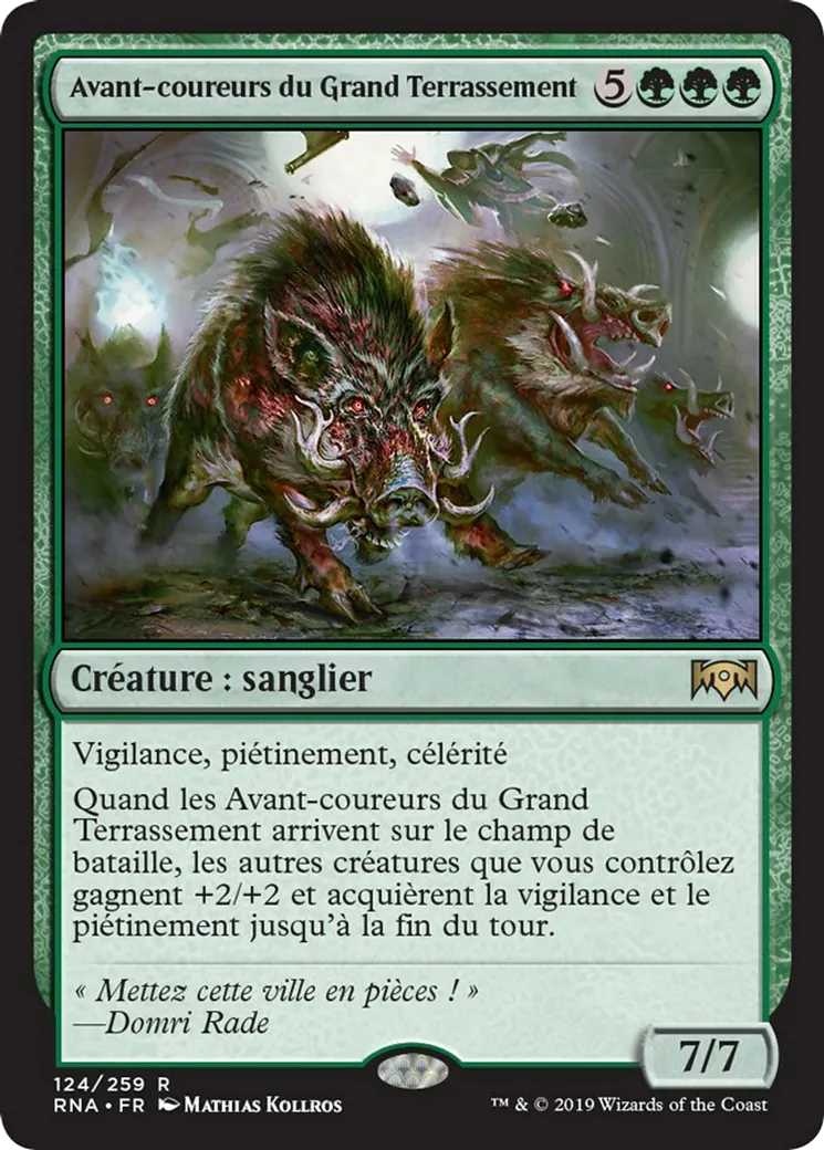 Avant-coureurs du Grand Terrassement — Ravnica Allegiance — Magic: The Gathering