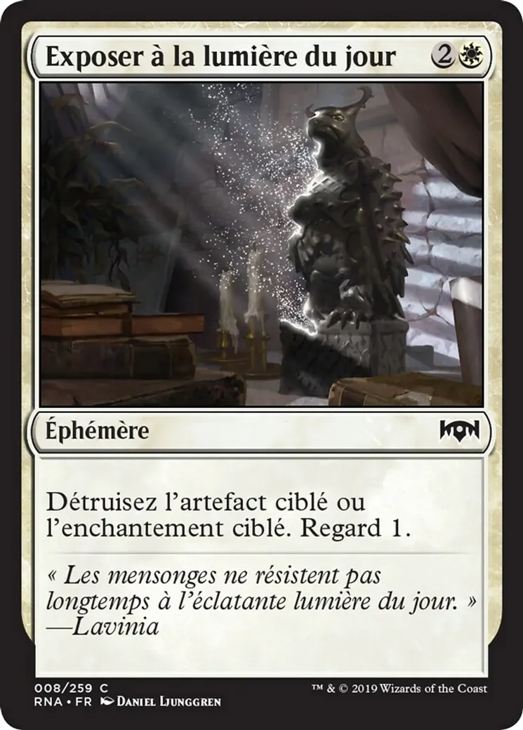 Exposer à la lumière du jour — Ravnica Allegiance — Magic: The Gathering
