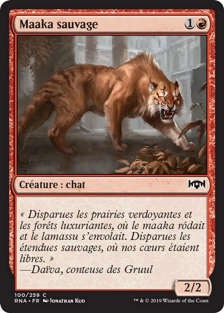 Maaka sauvage — Ravnica Allegiance — Magic: The Gathering