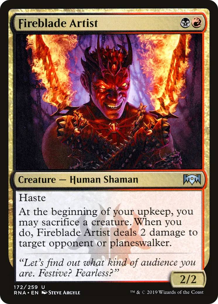 Artiste lamefeu — Ravnica Allegiance — Magic: The Gathering