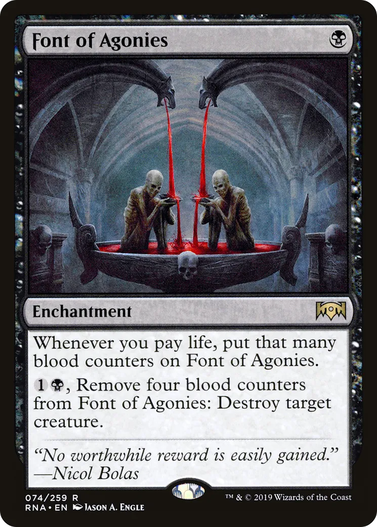 Font of Agonies — Ravnica Allegiance — Magic: The Gathering