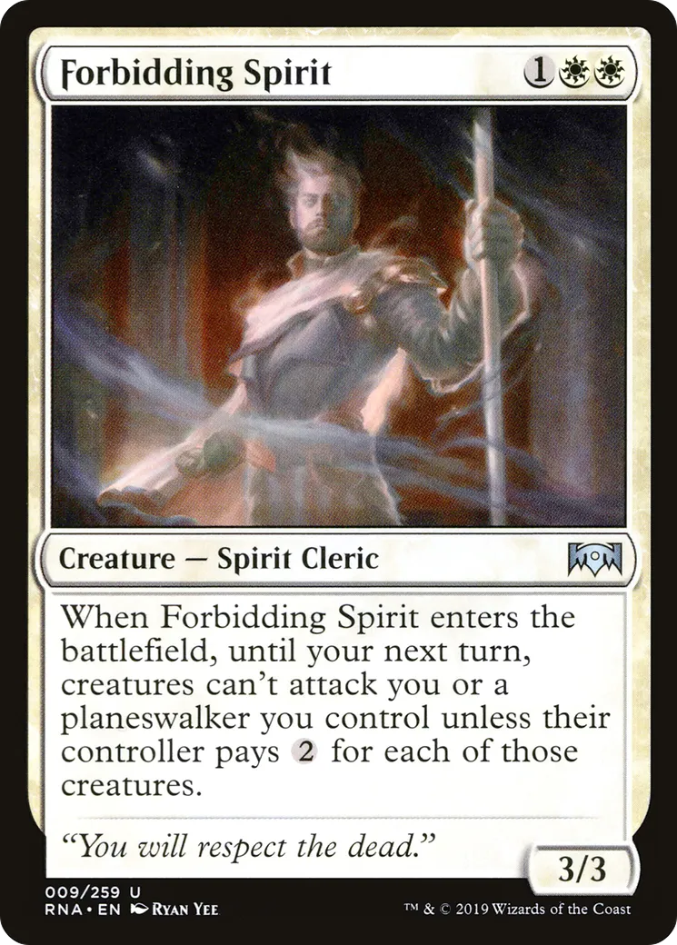 Forbidding Spirit — Ravnica Allegiance — Magic: The Gathering