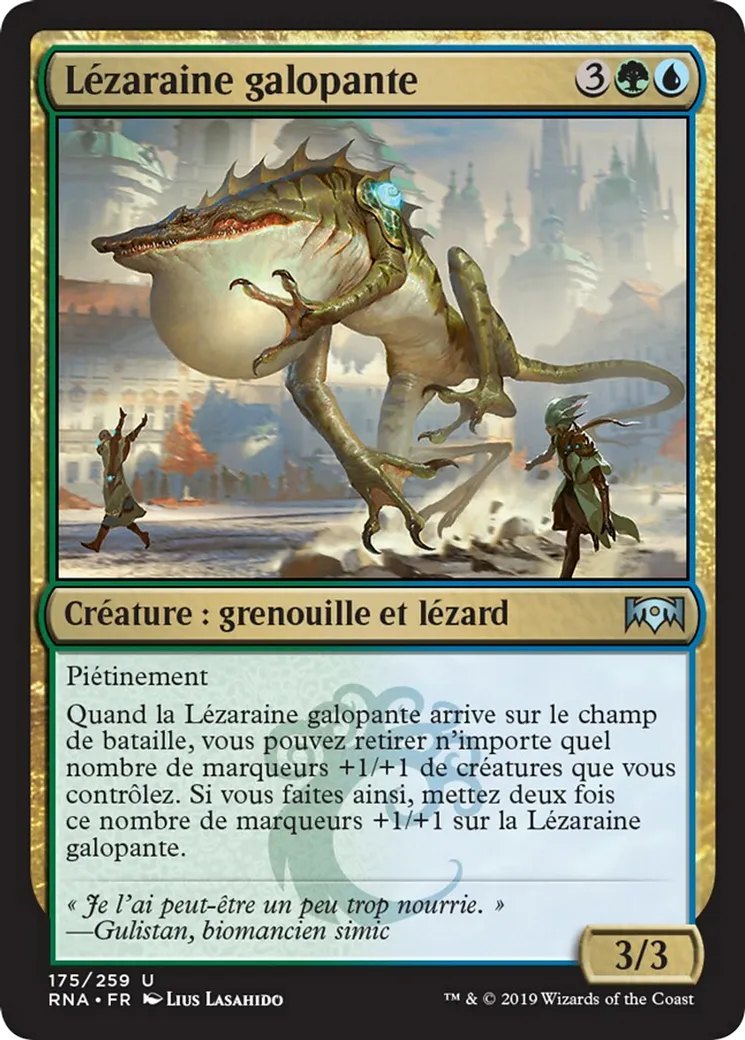 Lézaraine galopante — Ravnica Allegiance — Magic: The Gathering