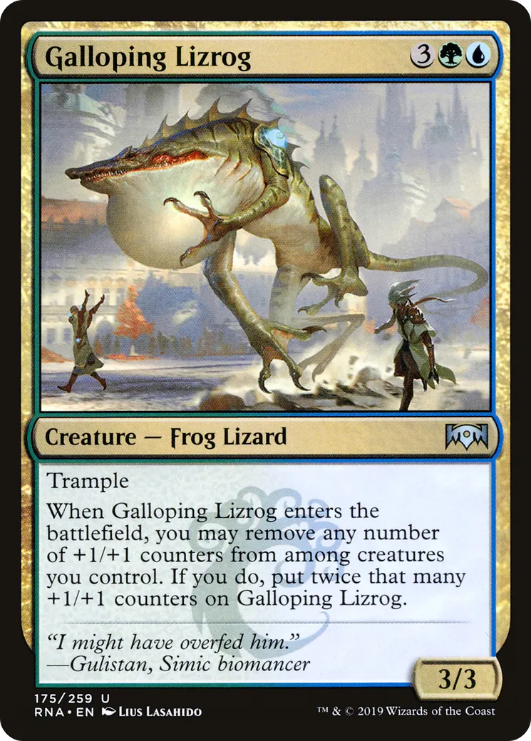 Galloping Lizrog — Ravnica Allegiance — Magic: The Gathering