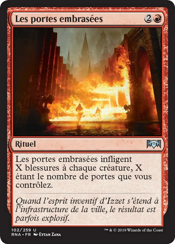 Les portes embrasées — Ravnica Allegiance — Magic: The Gathering