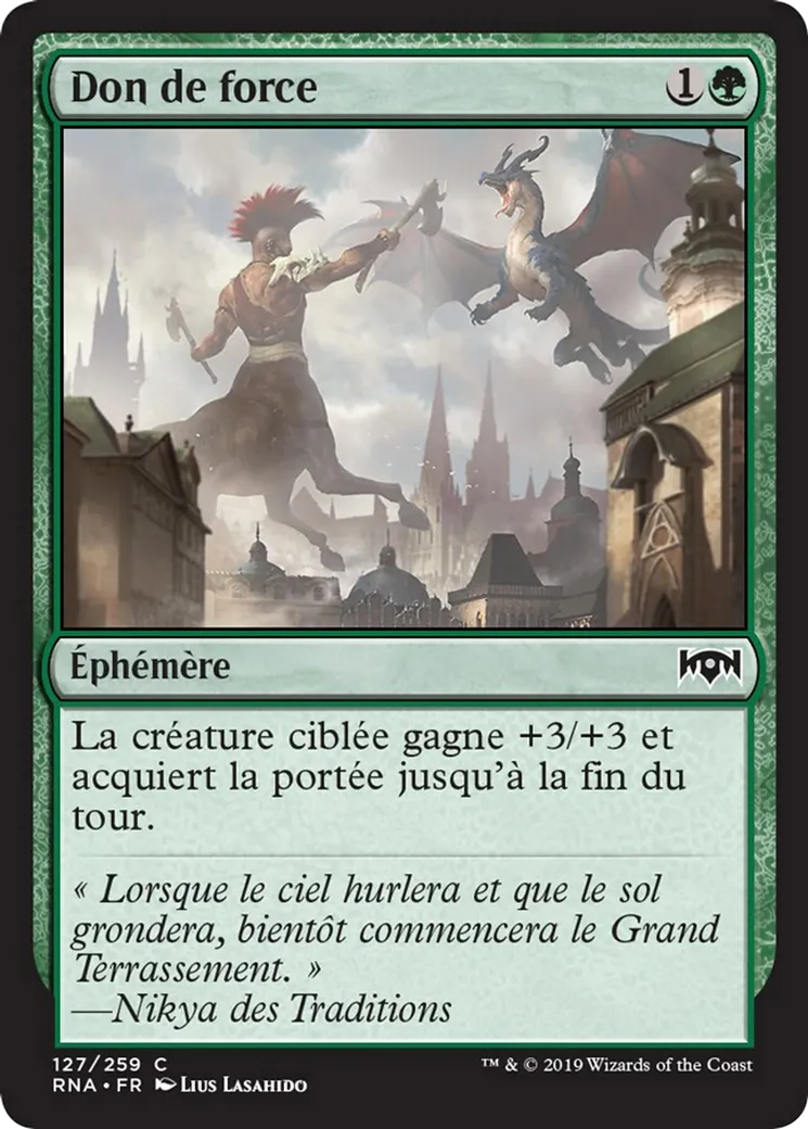 Don de force — Ravnica Allegiance — Magic: The Gathering