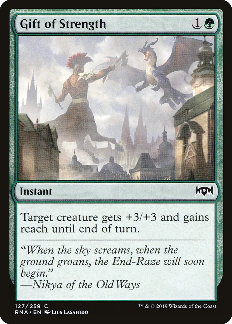 Gift of Strength — Ravnica Allegiance — Magic: The Gathering