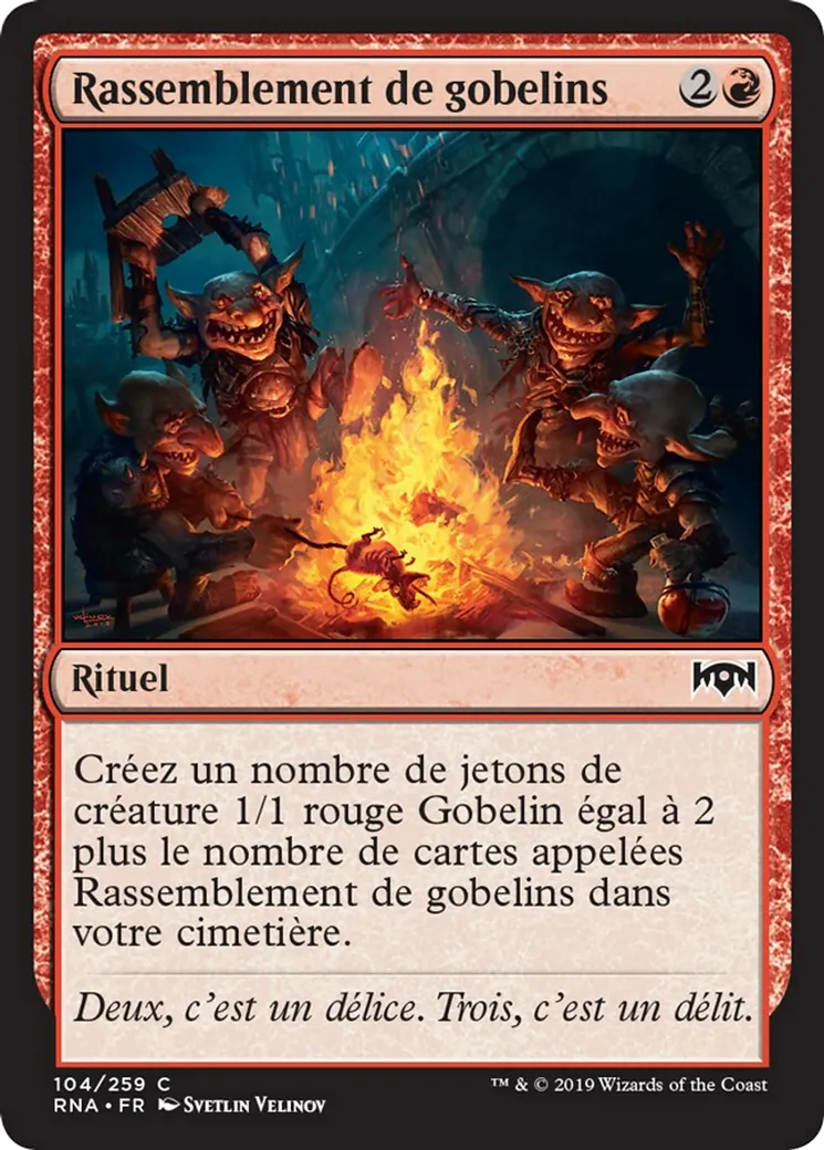 Rassemblement de gobelins — Ravnica Allegiance — Magic: The Gathering