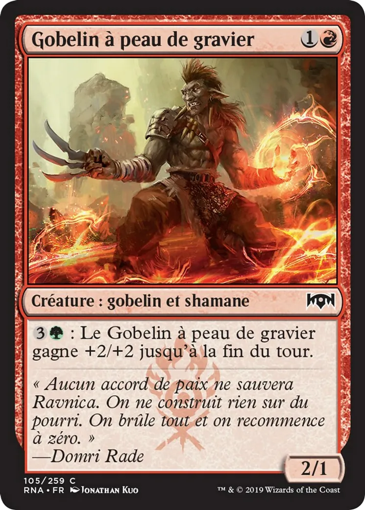 Gobelin à peau de gravier — Ravnica Allegiance — Magic: The Gathering