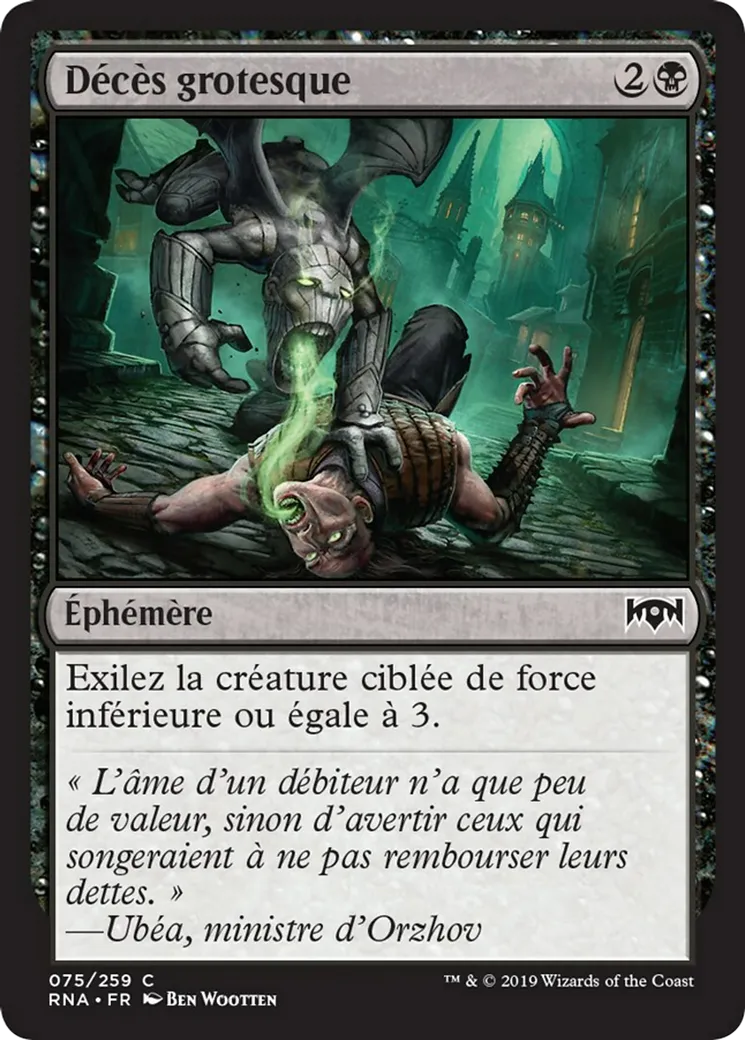 Décès grotesque — Ravnica Allegiance — Magic: The Gathering