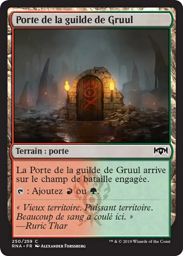 Porte de la guilde de Gruul — Ravnica Allegiance — Magic: The Gathering