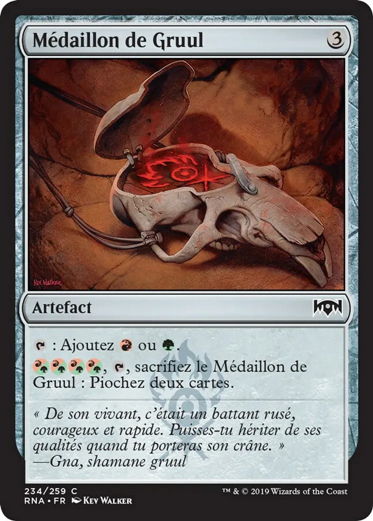 Médaillon de Gruul — Ravnica Allegiance — Magic: The Gathering