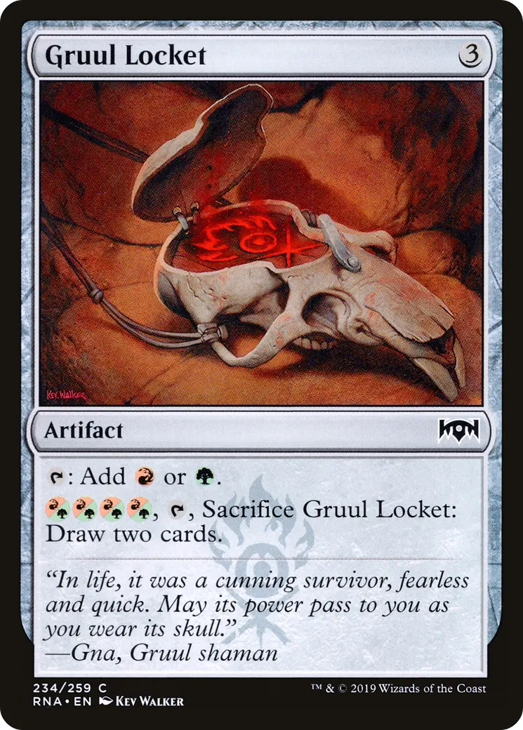 Médaillon de Gruul — Ravnica Allegiance — Magic: The Gathering
