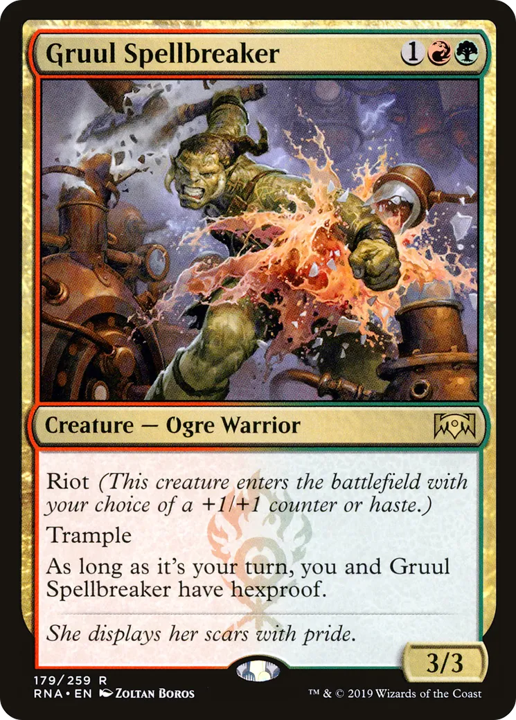 Gruul Spellbreaker — Ravnica Allegiance — Magic: The Gathering
