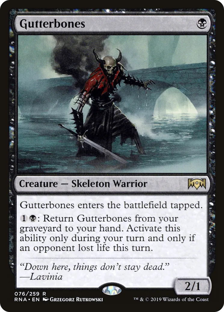 Carcasse des égouts — Ravnica Allegiance — Magic: The Gathering