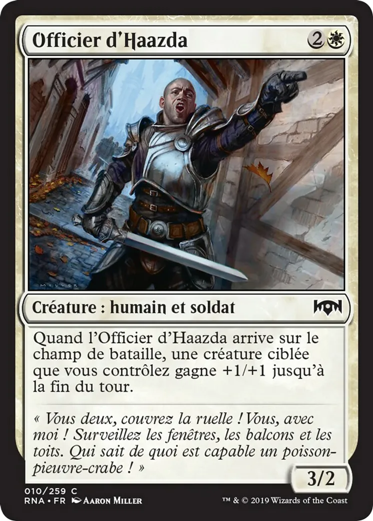 Officier d'Haazda — Ravnica Allegiance — Magic: The Gathering
