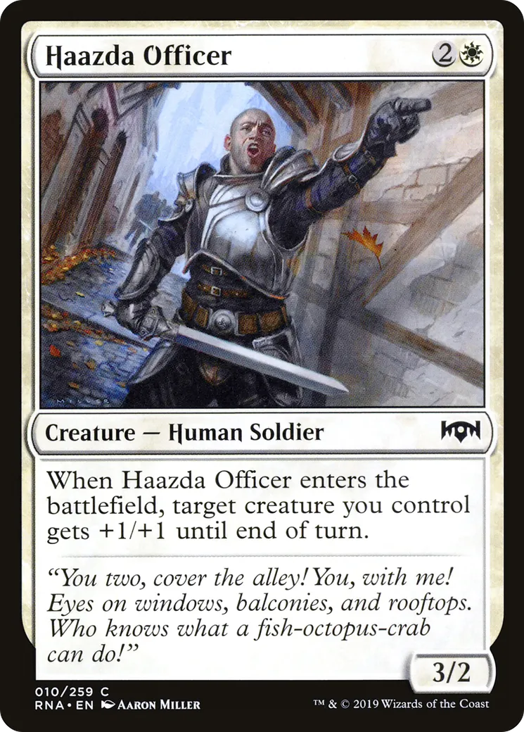 Officier d'Haazda — Ravnica Allegiance — Magic: The Gathering