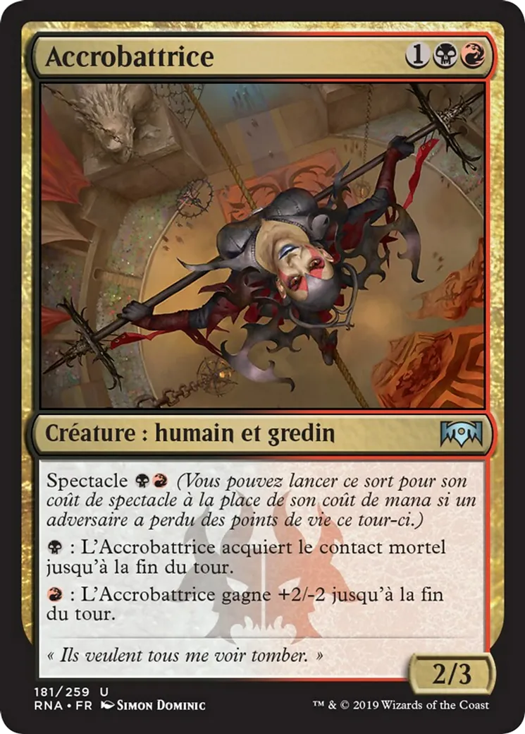 Accrobattrice — Ravnica Allegiance — Magic: The Gathering