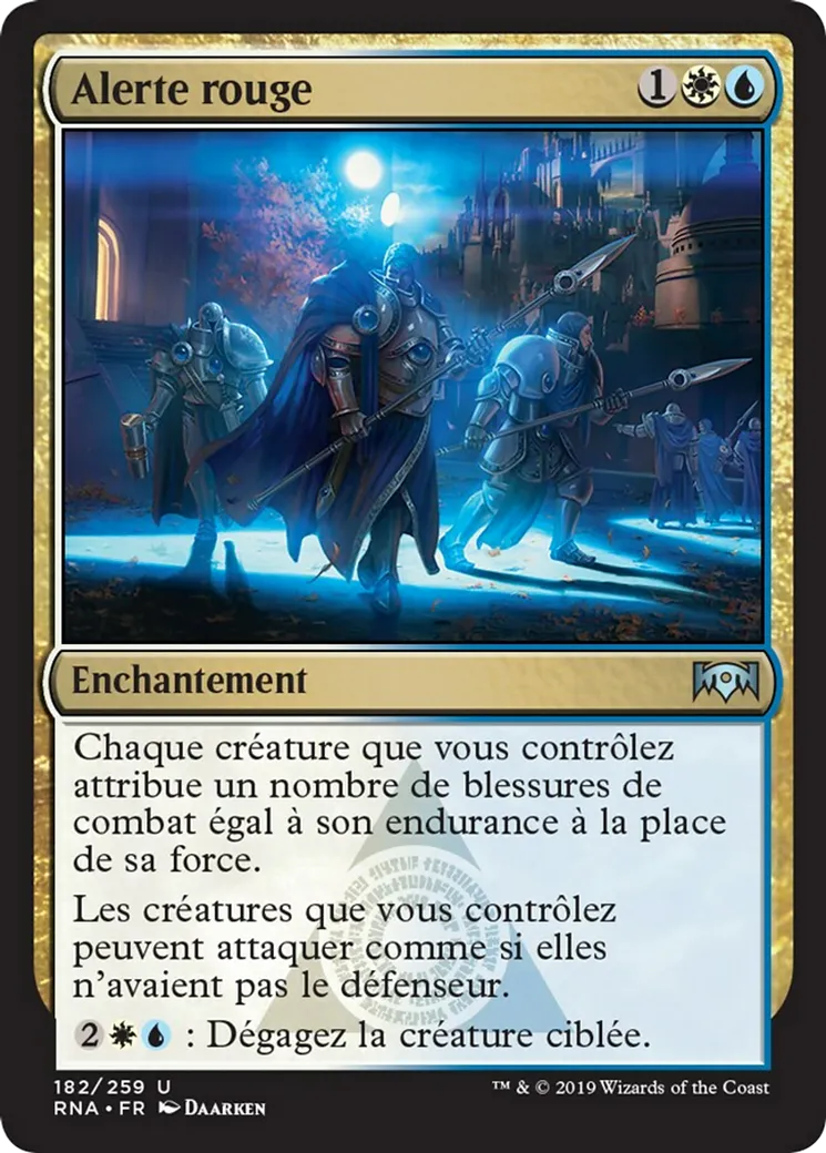 Alerte rouge — Ravnica Allegiance — Magic: The Gathering