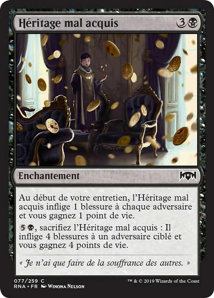 Héritage mal acquis — Ravnica Allegiance — Magic: The Gathering