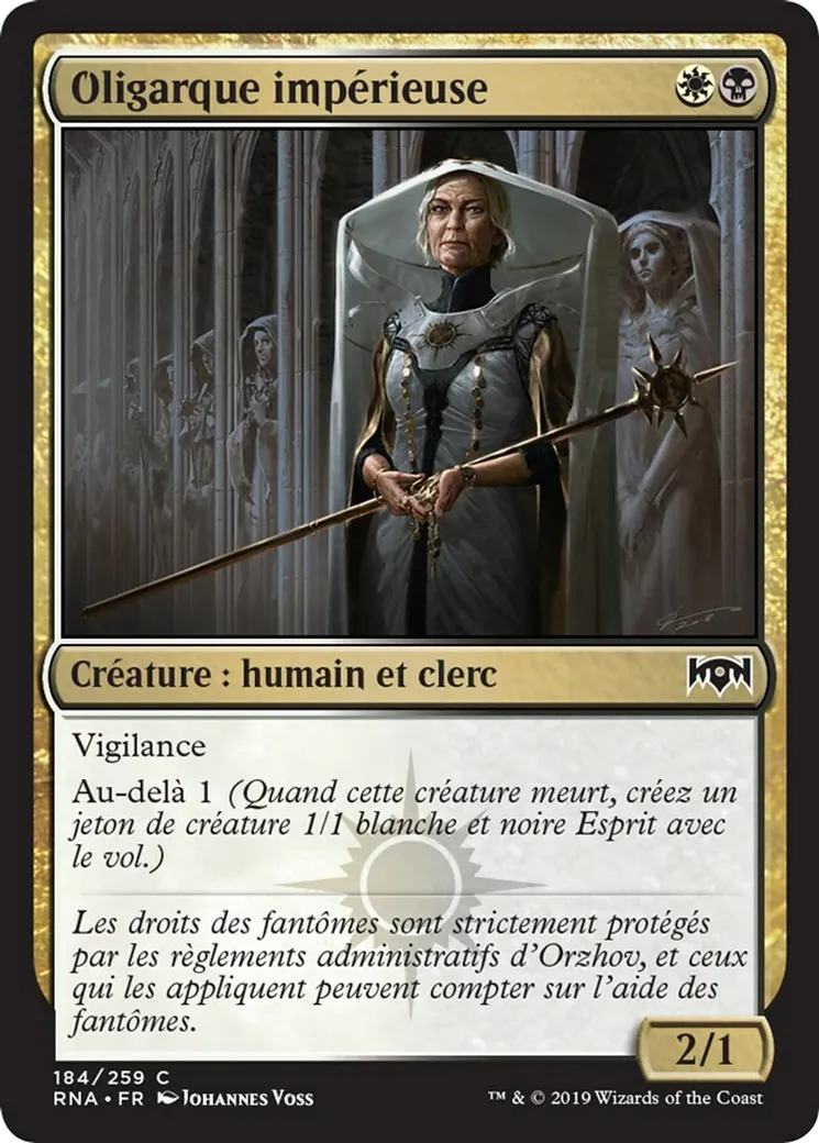 Oligarque impérieuse — Ravnica Allegiance — Magic: The Gathering