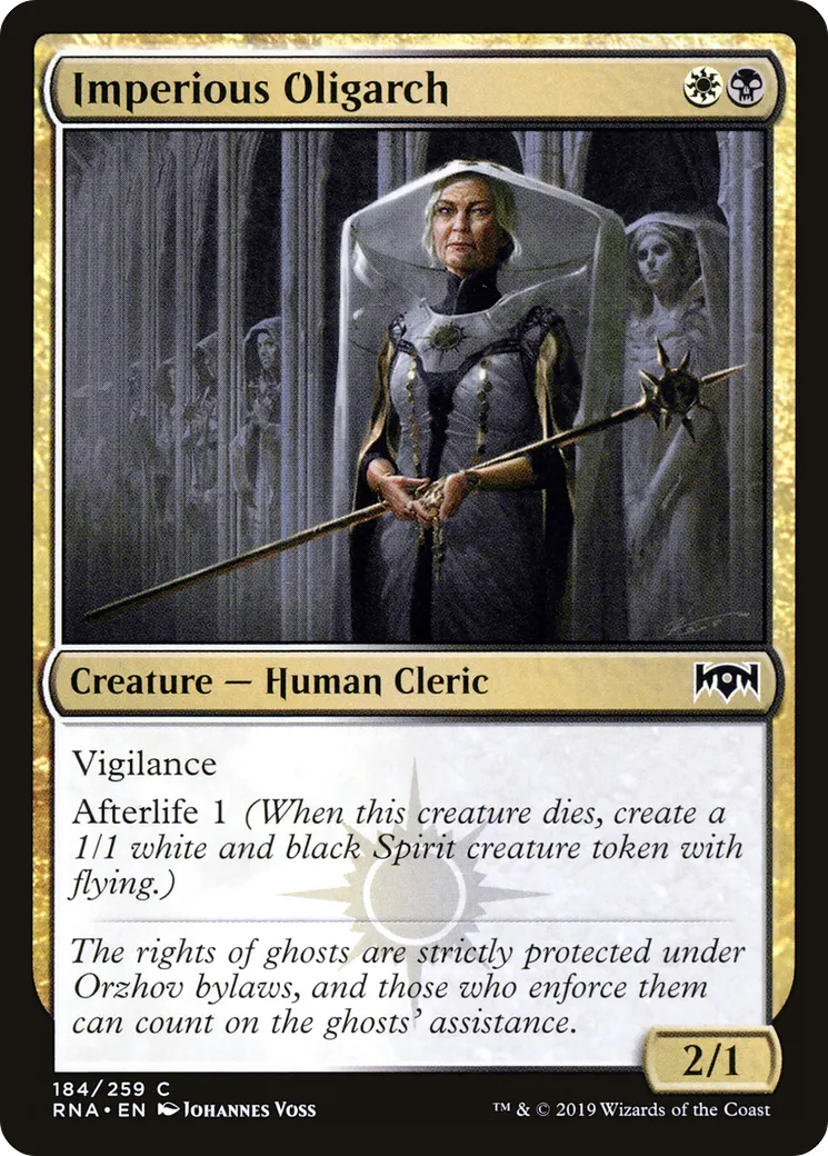 Imperious Oligarch — Ravnica Allegiance — Magic: The Gathering