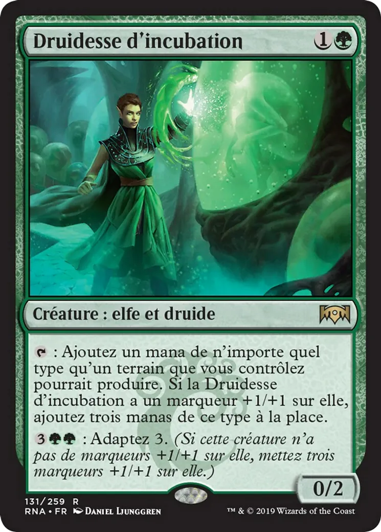 Druidesse d'incubation — Ravnica Allegiance — Magic: The Gathering