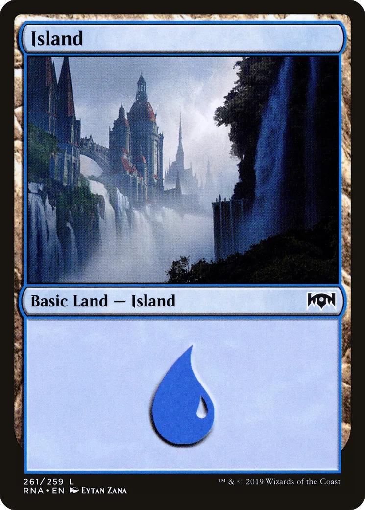 Island — Ravnica Allegiance — Magic: The Gathering