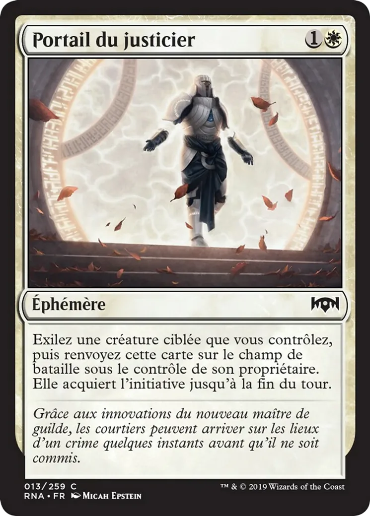 Portail du justicier — Ravnica Allegiance — Magic: The Gathering