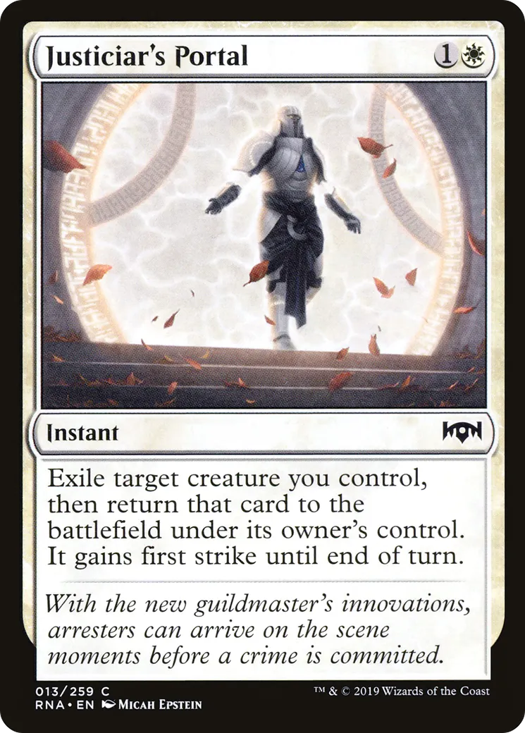 Justiciar's Portal — Ravnica Allegiance — Magic: The Gathering